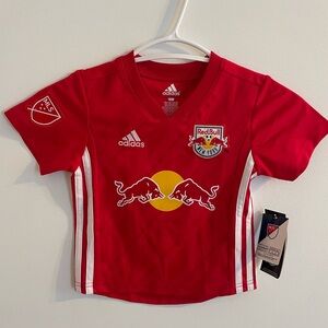 New York Red Bulls Official MLS Adidas Youth KIDS Size Jersey New Size 18month